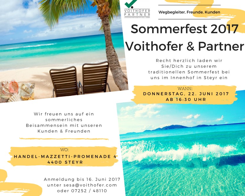 Sommerfest Einladung